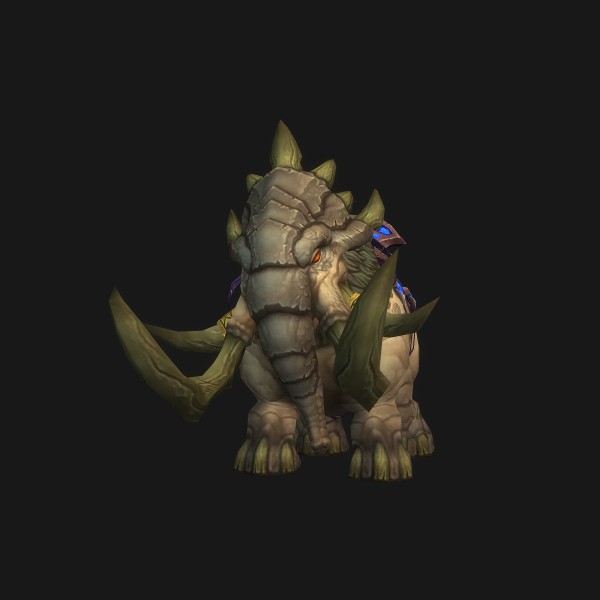 The Dusty Rockhide mount