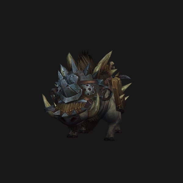The Armored Razorback mount