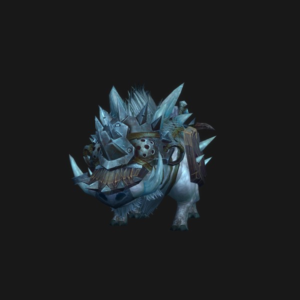The Armored Frostboar mount