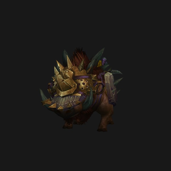 The Rocktusk Battleboar mount