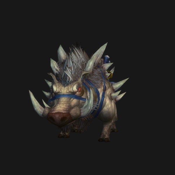 The Trained Rocktusk mount