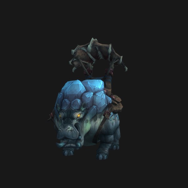The Sapphire Riverbeast mount