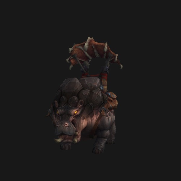 The Mudback Riverbeast mount