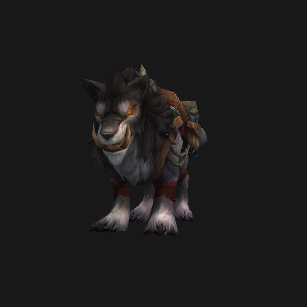 The Smoky Direwolf mount