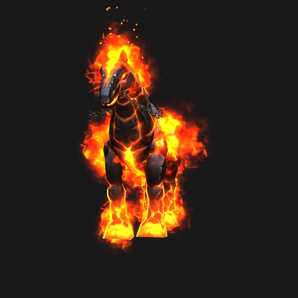 The Cindermane Charger mount