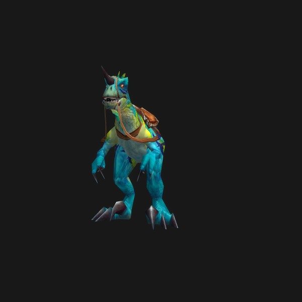 The Turquoise Raptor mount