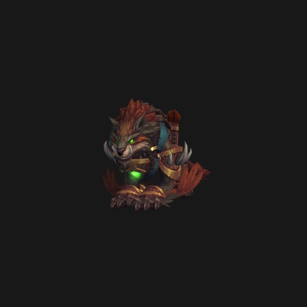The Huntmaster's Loyal Wolfhawk mount