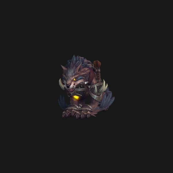 The Huntmaster's Dire Wolfhawk mount