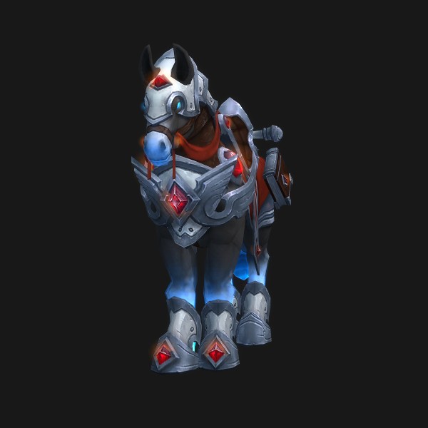 The Highlord's Vengeful Charger mount
