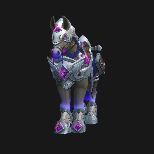 The Highlord's Vigilant Charger mount