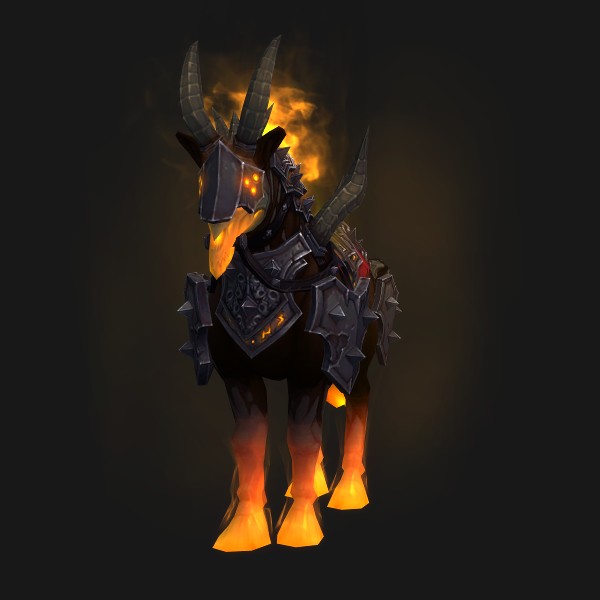 The Netherlord's Brimstone Wrathsteed mount