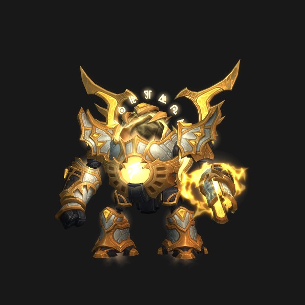 The Lightforged Warframe mount