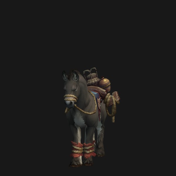 The Terrified Pack Mule mount