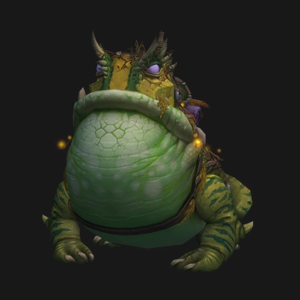 The Yellow Marsh Hopper mount