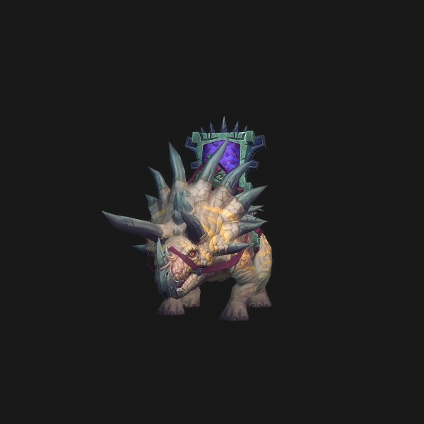 The Palehide Direhorn mount