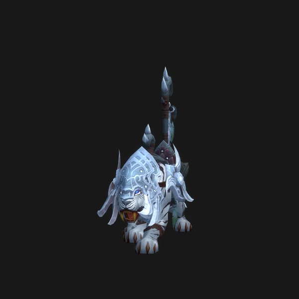 The Vicious White Warsaber mount