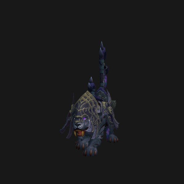 The Vicious Black Warsaber mount