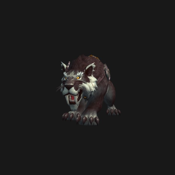 The Umber Nightsaber mount