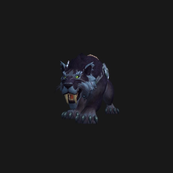 The Kaldorei Nightsaber mount