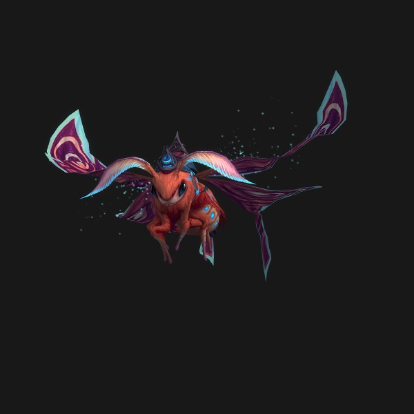The Amber Ardenmoth mount