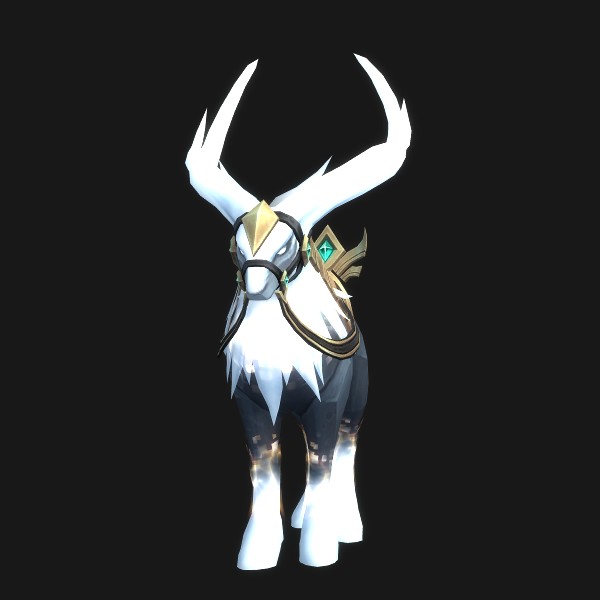 The Pale Regal Cervid mount